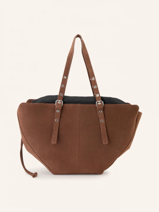 Obrázek produktu Núnoo Shopper Nora hnědá / stříbrná / černá