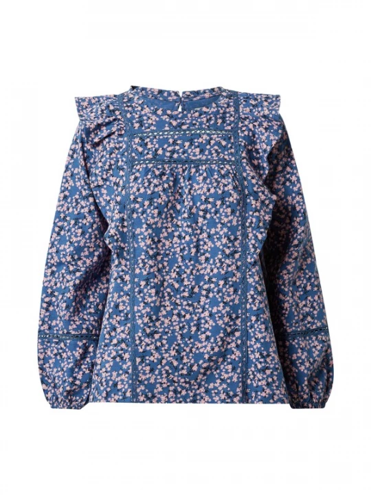Obrázek produktu Oasis Halenka modrá / starorůžová / černá / bílá