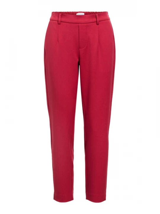 Obrázek produktu OBJECT Kalhoty se sklady v pase 'OBJLisa' krvavě červená
