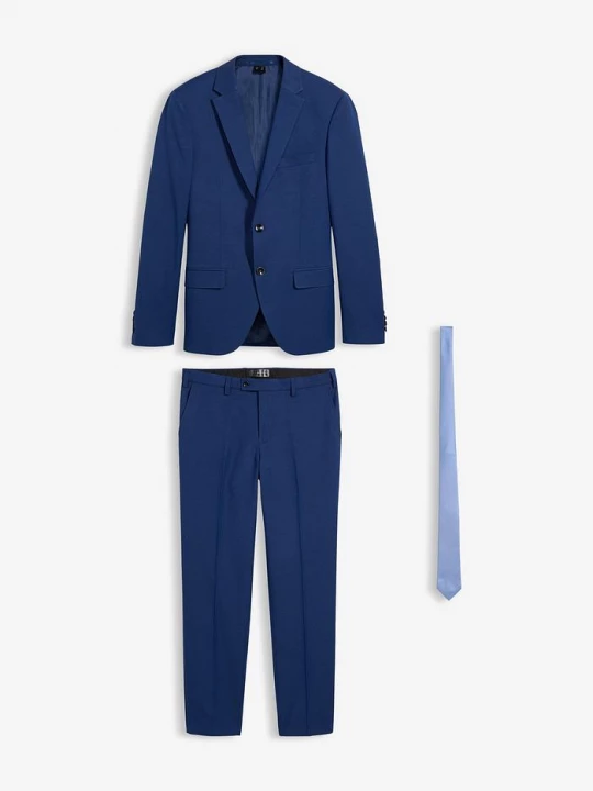 Obrázek produktu Oblek s kravatou (3dílná souprava), Slim Fit BonPrix