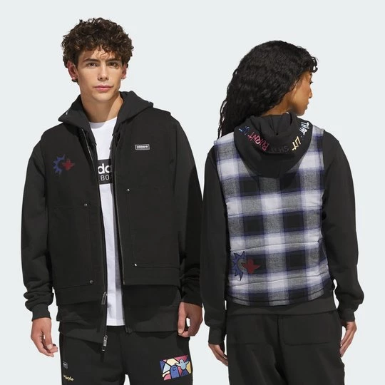 Obrázek produktu OBOUSTRANNÁ KOSTKOVANÁ VESTA SKATEBOARDING x MARK GONZALES Adidas černá