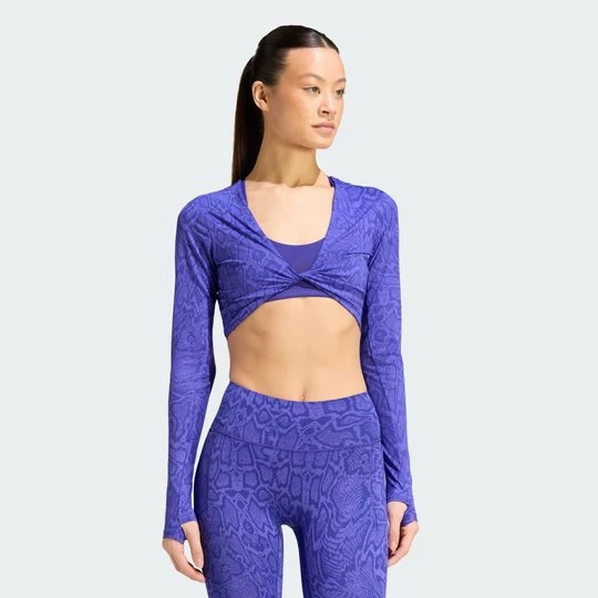 Obrázek produktu Oboustranný top s dlouhým rukávem PrimeLift Workout Snake Twist Adidas