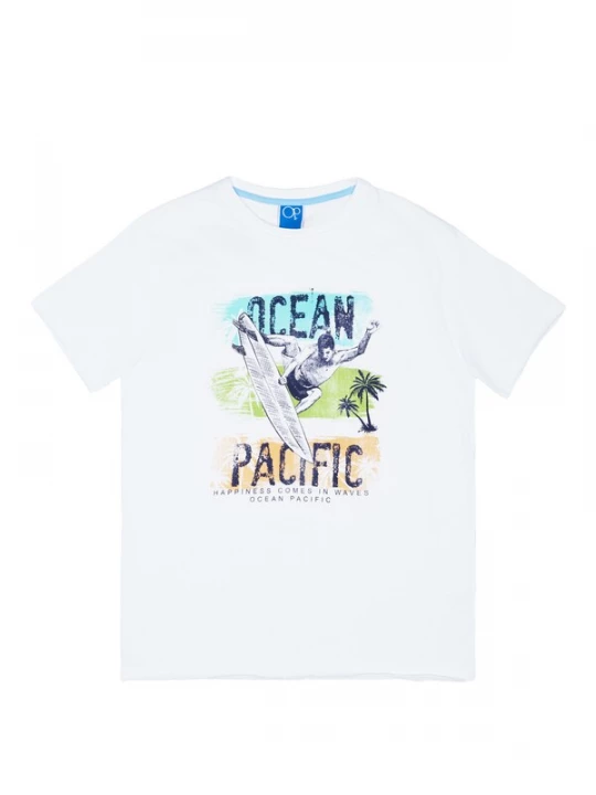 Obrázek produktu Ocean Pacific Tričko 'Broulee' námořnická modř / žlutá / oranžová / bílá