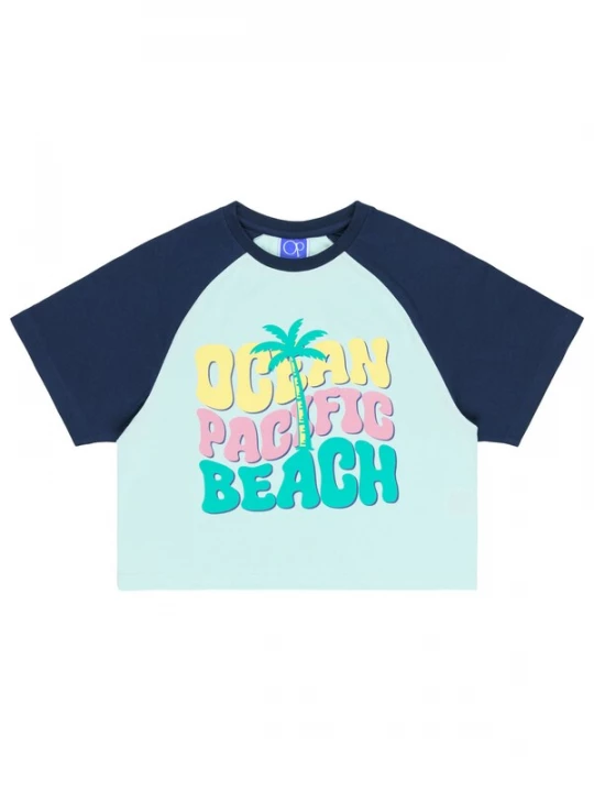 Obrázek produktu Ocean Pacific Tričko 'Maui' marine modrá / světlemodrá / žlutá / pink