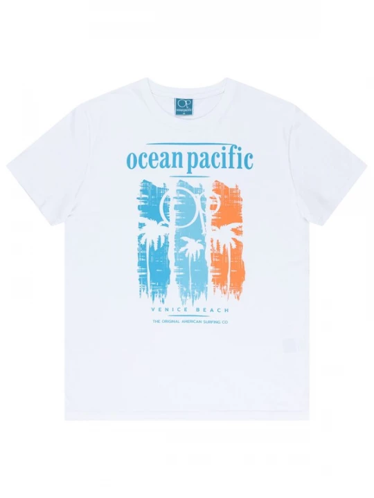 Obrázek produktu Ocean Pacific Tričko 'SIARGAO' modrá / oranžová / bílá