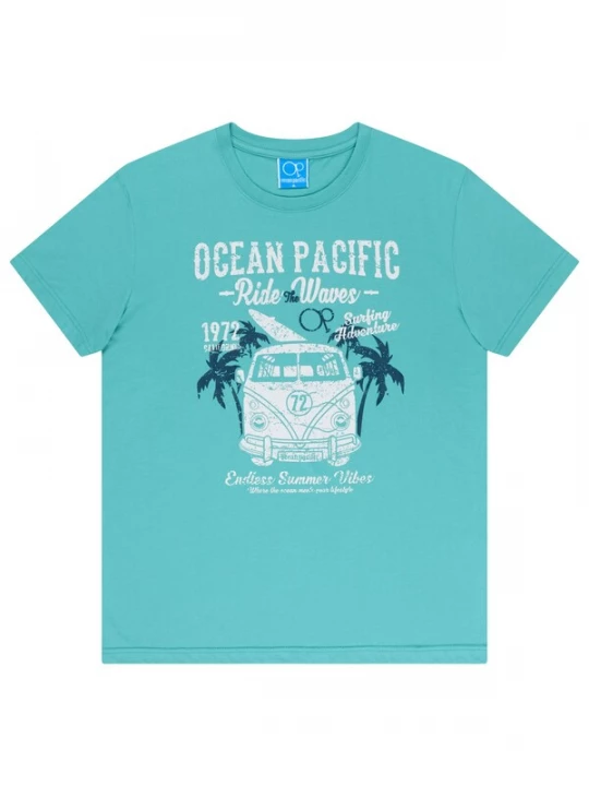 Obrázek produktu Ocean Pacific Tričko 'Twinny' námořnická modř / aqua modrá / bílá