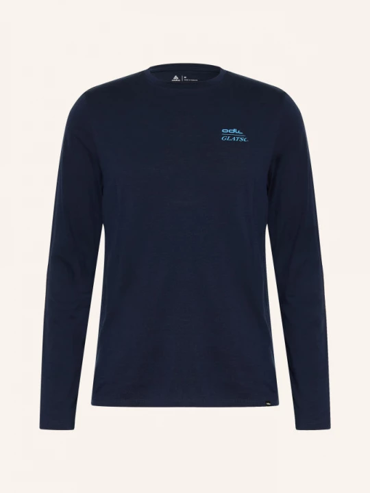 Obrázek produktu Odlo Funkční Tričko Merino 200 X Frozen Lake Z Merino Vlny tmavě modrá / tmavě modrá