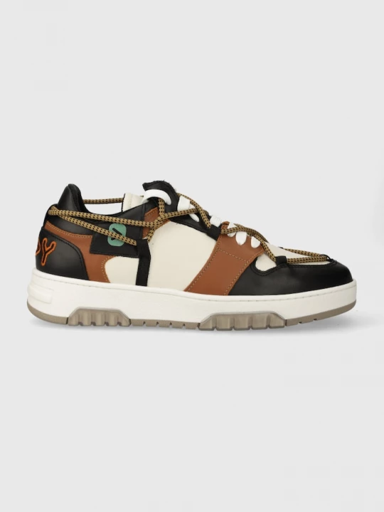 Obrázek produktu Off Play Kožené sneakers boty Off Play SORRENTO hnědá