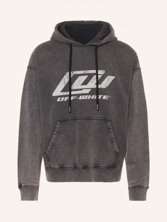 Obrázek produktu Off-White Mikina S Kapucí tmavě šedá / šedá
