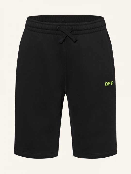 Obrázek produktu Off-White Mikrovlněné Šortky černá / neonově zelená