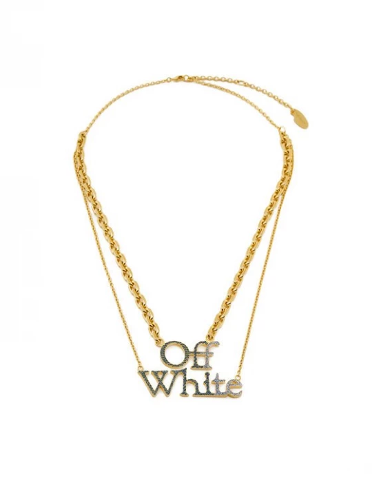 Obrázek produktu Off-White Náhrdelník OWOB097S23MET0028445 Zlatá