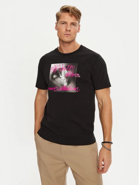 Obrázek produktu Off-White T-Shirt OMAA027F22JER0141068 Černá Regular Fit Off White