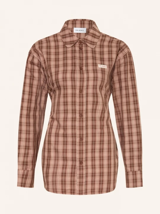 Obrázek produktu Oh April Oversized Košile Lilia hnědá / světle hnědá