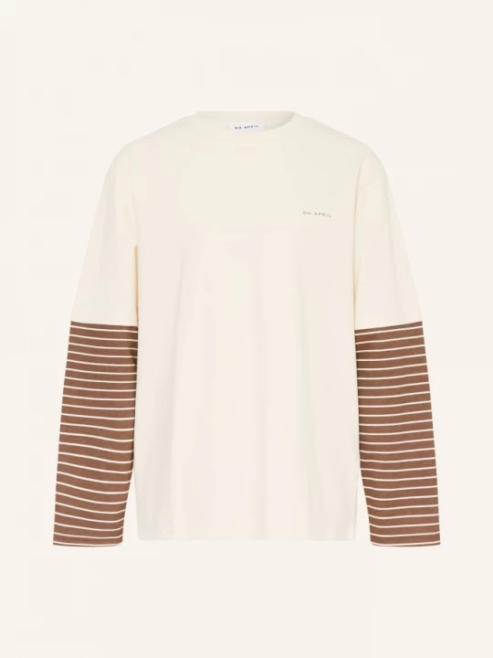 Obrázek produktu Oh April Oversized Tričko S Dlouhým Rukávem režná / hnědá