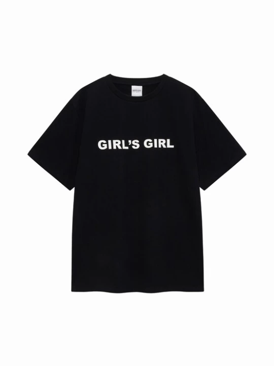 Obrázek produktu OH APRIL Tričko 'Girl's Girl' černá / bílá