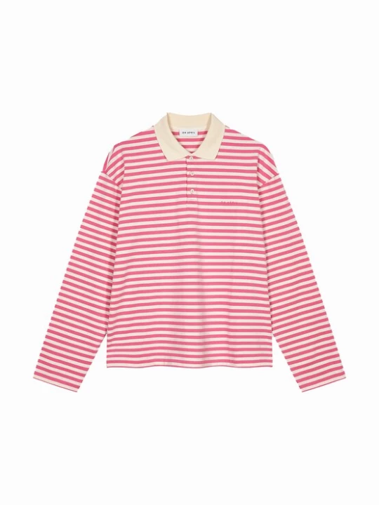 Obrázek produktu OH APRIL Tričko 'Jolina' tmavě růžová / offwhite