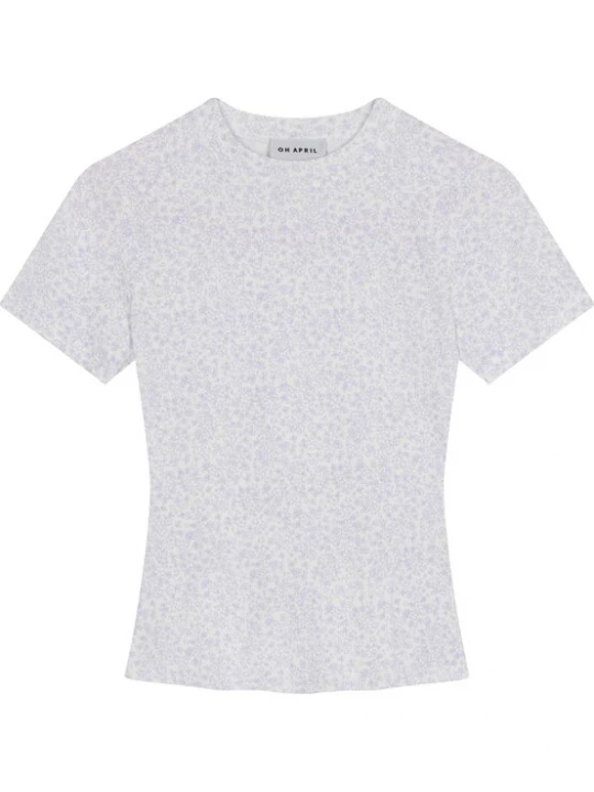Obrázek produktu OH APRIL Tričko 'Marisa' fialová / offwhite