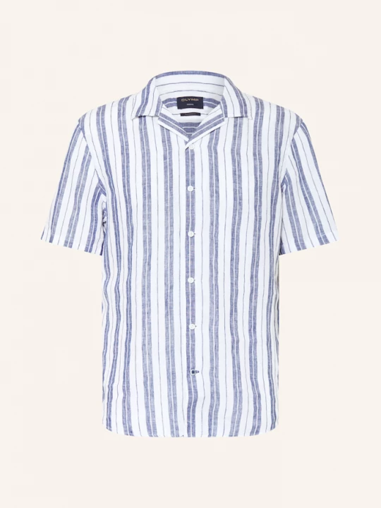 Obrázek produktu Olymp Košile Resort Casual Modern Fit tmavě modrá / bílá