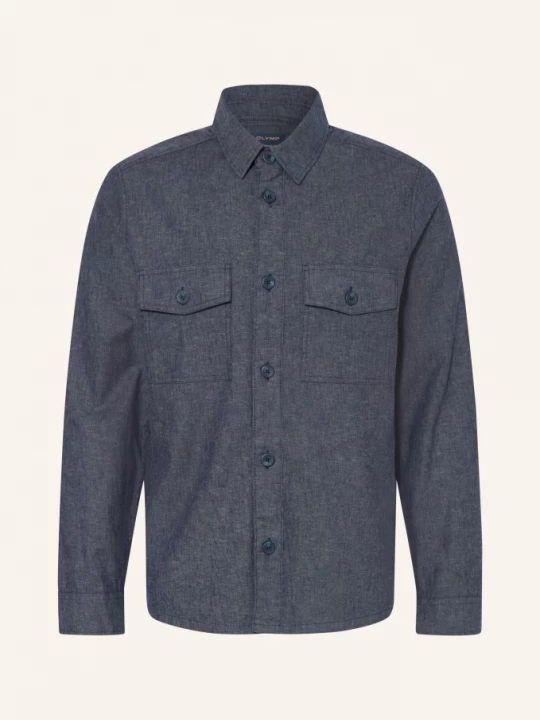 Obrázek produktu Olymp Overshirt Regular Fit tmavě modrá