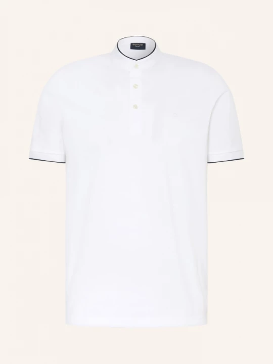 Obrázek produktu Olymp Piqué Polokošile Casual Regular Fit bílá / tmavě modrá