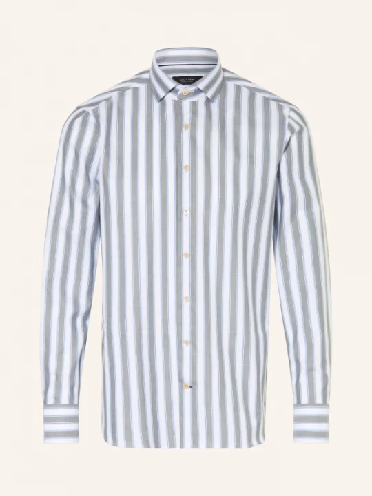 Obrázek produktu Olymp Signature Košile Signature Tailored Fit bílá / tmavě zelená / tmavě modrá