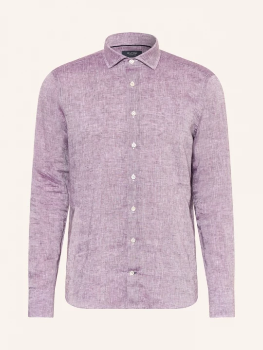 Obrázek produktu Olymp Signature Lněná Košile Signature Casual Tailored Fit fuchsiová