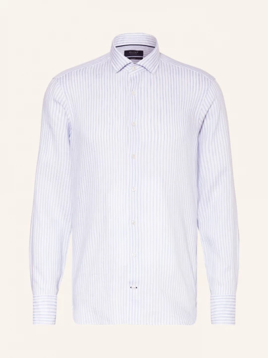 Obrázek produktu Olymp Signature Lněná Košile Tailored Fit tmavě modrá / bílá