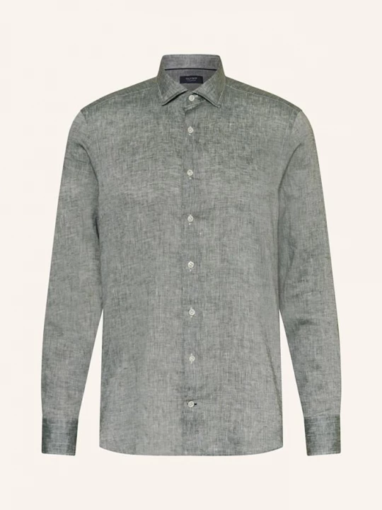 Obrázek produktu Olymp Signature Lněná Košile Signature Casual Tailored Fit zelená