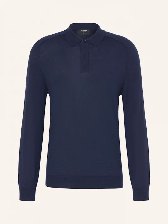 Obrázek produktu Olymp Signature Úpletová Polokošile Tailored Fit tmavě modrá