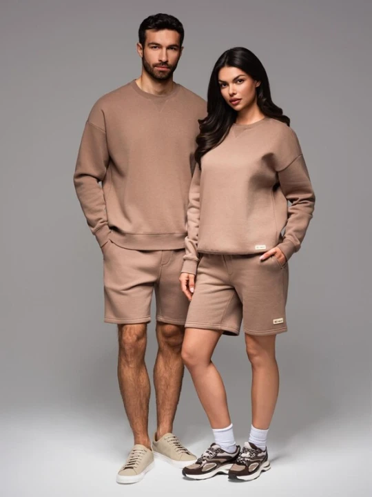 Obrázek produktu Ombre Joggingová souprava tmavě hnědá