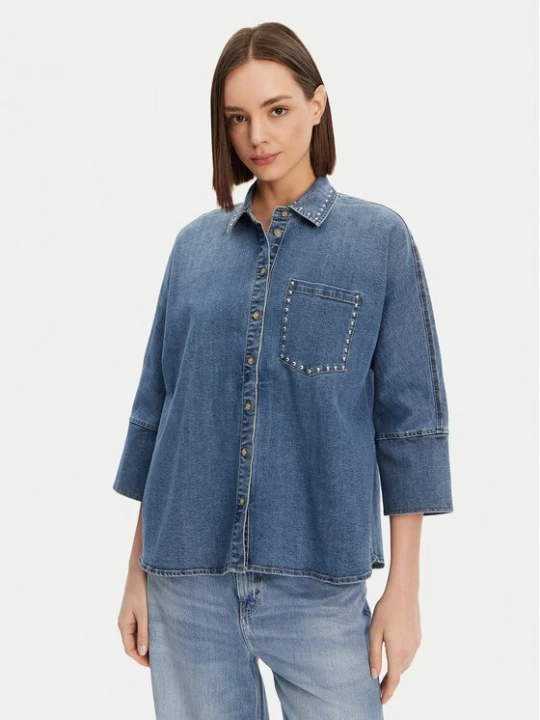 Obrázek produktu ONLY džínová košile Grace 15338585 Modrá Loose Fit