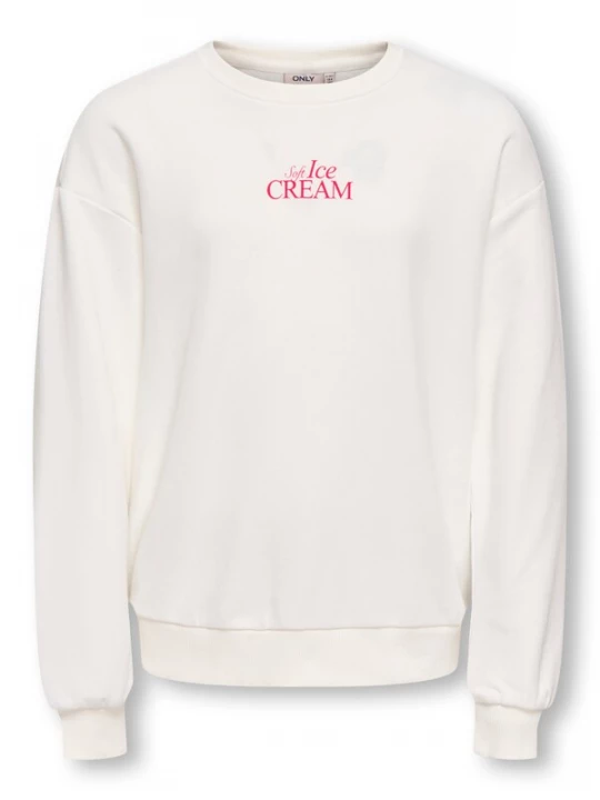 Obrázek produktu ONLY GIRLS Mikina 'KOGPhilea' béžová / růžová / světle růžová / offwhite