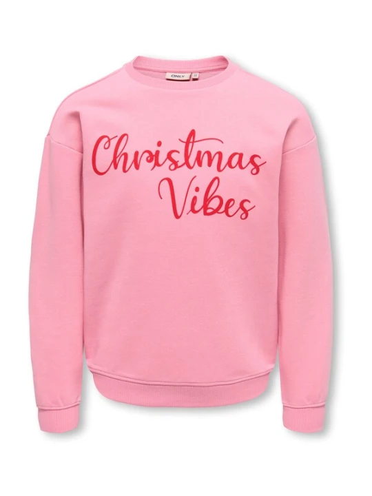 Obrázek produktu ONLY GIRLS Mikina 'KOGXMAS DITTE' pink / světle růžová