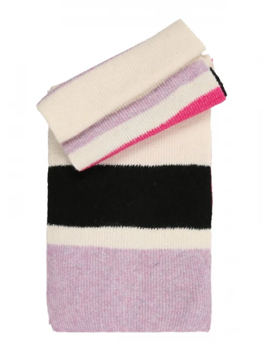 Obrázek produktu ONLY GIRLS Šála 'KOGAMANDA' bledě fialová / pink / černá / bílá