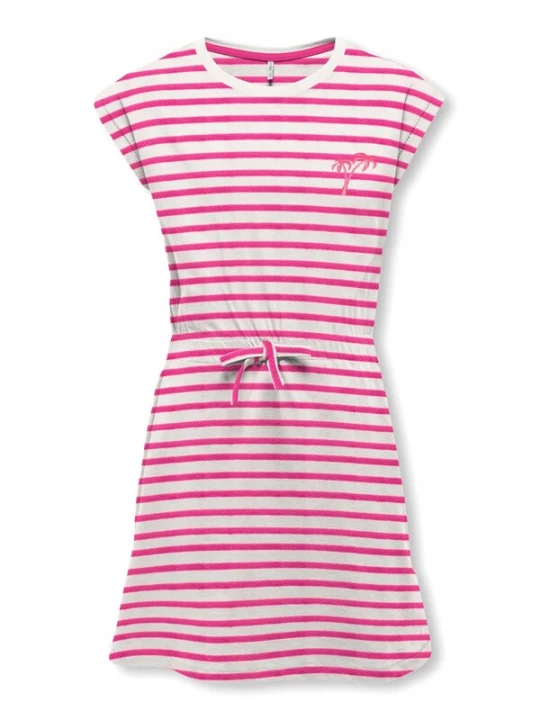 Obrázek produktu ONLY GIRLS Šaty 'Trine' pink / bílá
