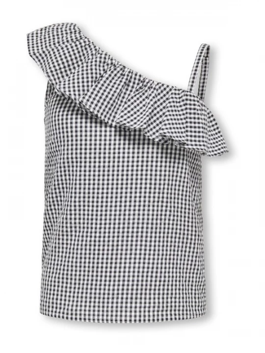 Obrázek produktu ONLY GIRLS Top 'KOGSmilla' černá / bílá