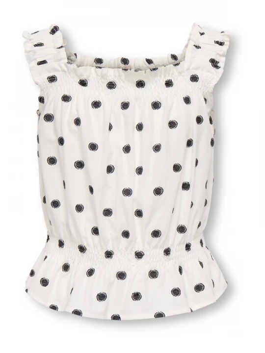 Obrázek produktu ONLY GIRLS Top 'KOGSWETA' černá / bílá