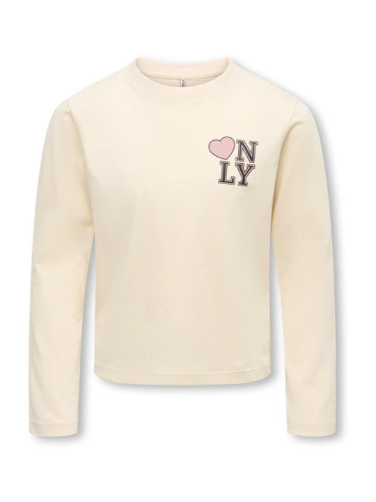 Obrázek produktu ONLY GIRLS Tričko béžová / růžová / černá