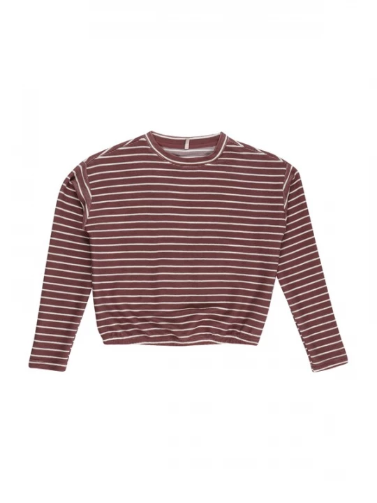 Obrázek produktu ONLY GIRLS Tričko hnědá / bílá