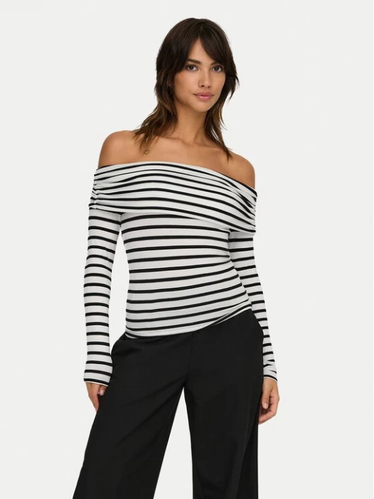 Obrázek produktu ONLY Halenka Glamour 15339759 Bílá Slim Fit