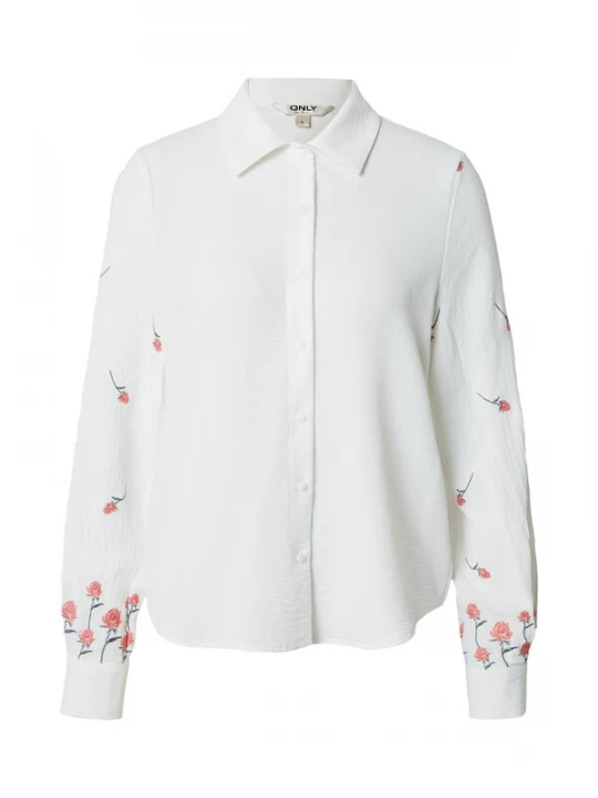 Obrázek produktu ONLY Halenka 'ONLKRISS' tmavě zelená / lososová / offwhite