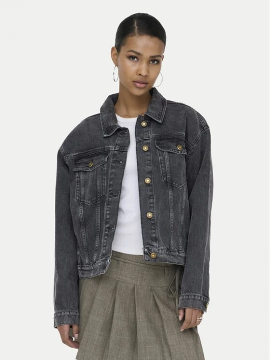 Obrázek produktu ONLY Jeansová bunda Harper 15363548 Černá Regular Fit