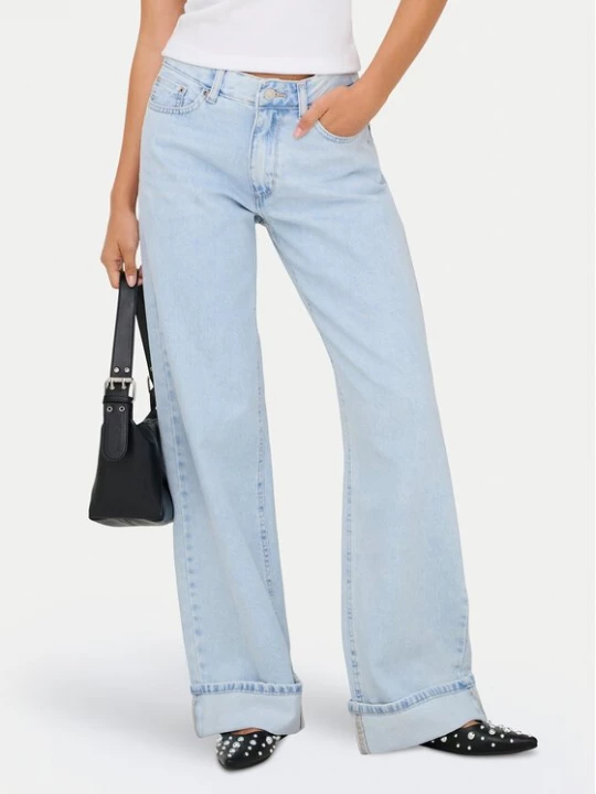 Obrázek produktu ONLY Jeansy Ella 15368955 Světle modrá Wide Leg