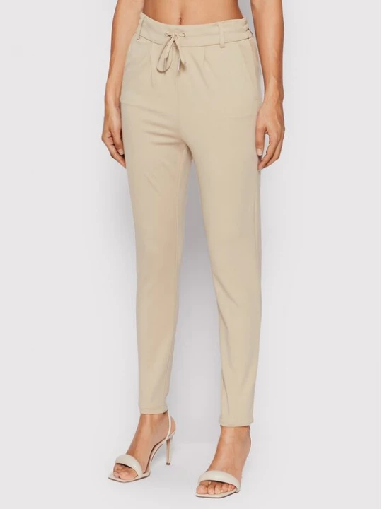 Obrázek produktu ONLY Kalhoty z materiálu Poptrash 15115847 Béžová Slim Fit