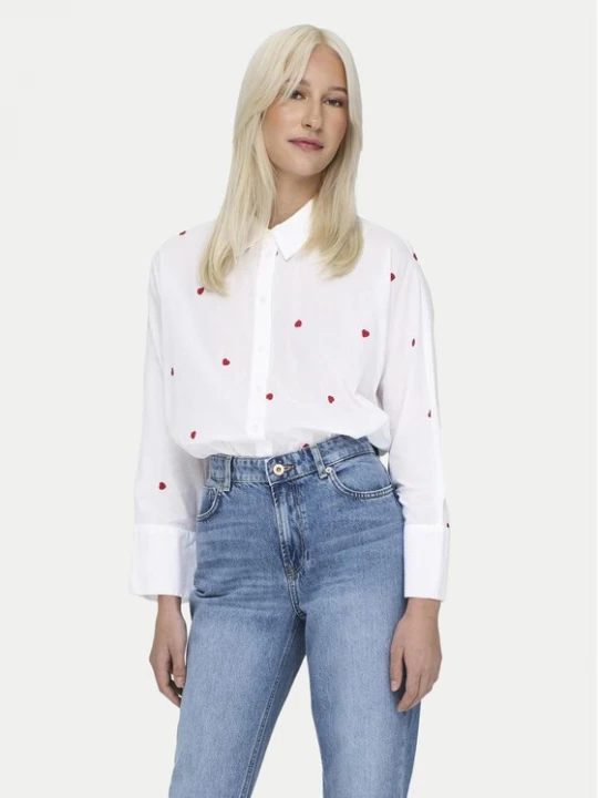 Obrázek produktu ONLY Košile New 15283743 Bílá Box Fit