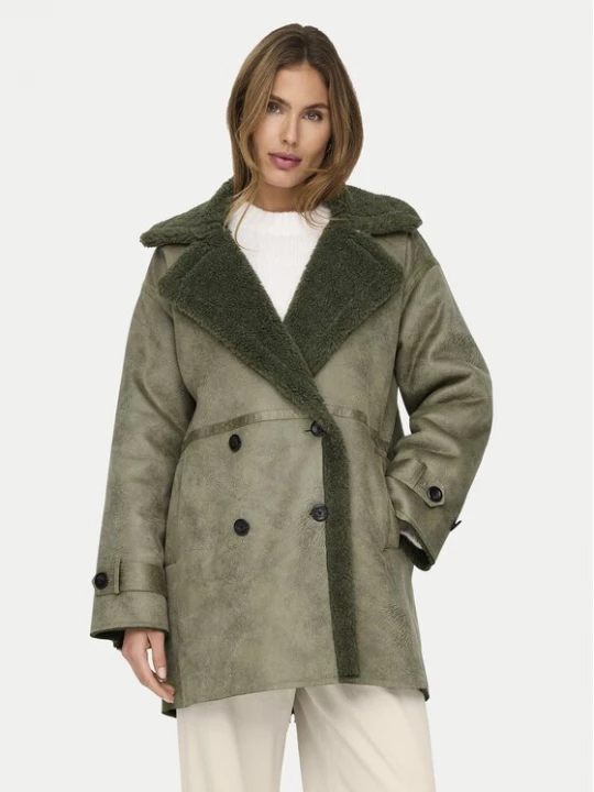Obrázek produktu ONLY Kožich Ylva 15322402 Zelená Regular Fit