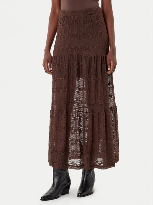 Obrázek produktu ONLY Maxi sukně Luna 15353206 Hnědá Regular Fit