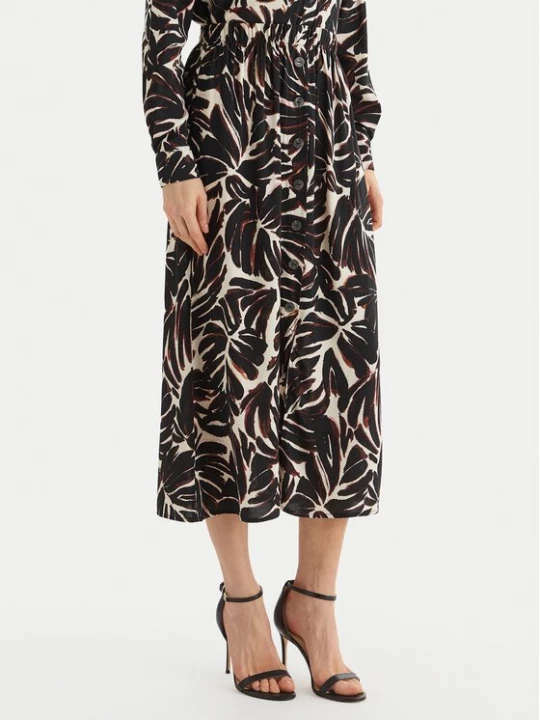 Obrázek produktu ONLY Midi sukně Nova 15222223 Černá Regular Fit
