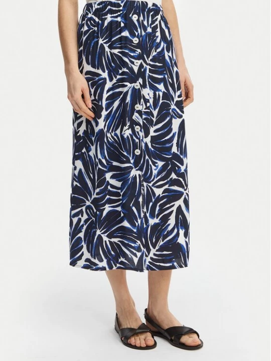Obrázek produktu ONLY Midi sukně Nova 15222223 Tmavomodrá Regular Fit