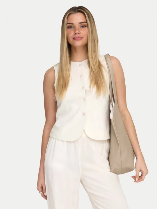 Obrázek produktu ONLY Obleková vesta Goa 15363724 Bílá Regular Fit
